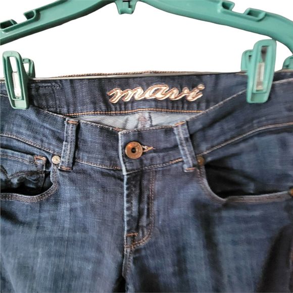MAVI Kate Jeans  Blue Flare 27 Low Rise - Picture 4 of 9